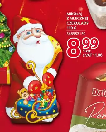 Selgros MIKOŁAJ Z MLECZNEJ CZEKOLADY 110 G oferta