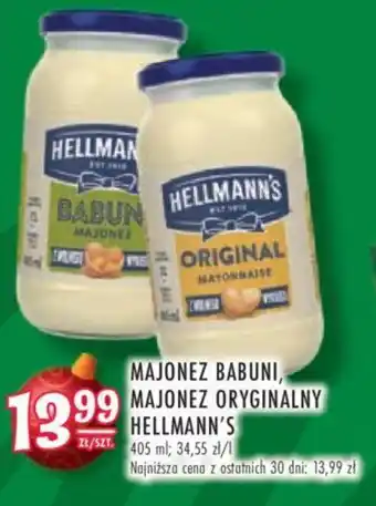 Stokrotka MAJONEZ BABUNI, MAJONEZ ORYGINALNY HELLMANN'S oferta