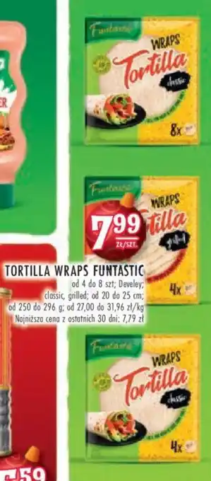 Stokrotka TORTILLA WRAPS FUNTASTIC oferta