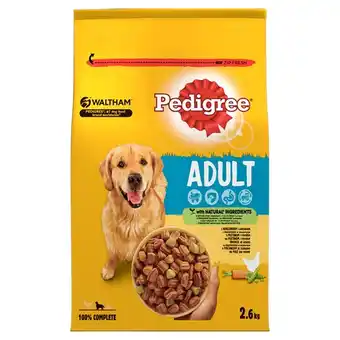 Netto Pedigree adult sucha karma dla psów z kurczakiem i warzywami 2,6 kg oferta