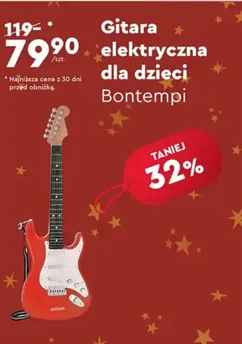 Biedronka Gitara elektryczna oferta