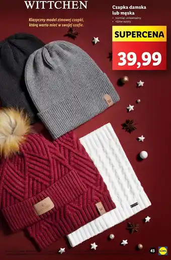Lidl Czapka męska oferta