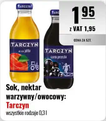 Sok, nektar warzywny/owocowy: Tarczyn