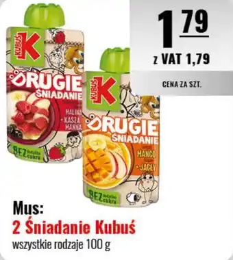 Eurocash Mus: 2 Śniadanie Kubuś oferta