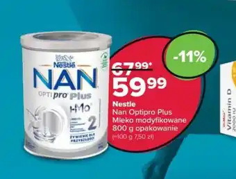 Drogeria Dr.Max Nan Optipro Plus Mleko modyfikowane 800 g oferta
