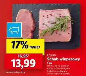 Lidl Schab wieprzowy oferta