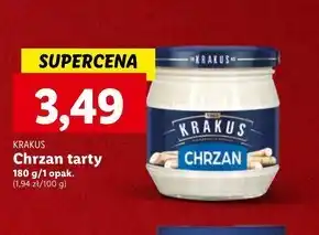 Lidl Krakus chrzan 180 g oferta