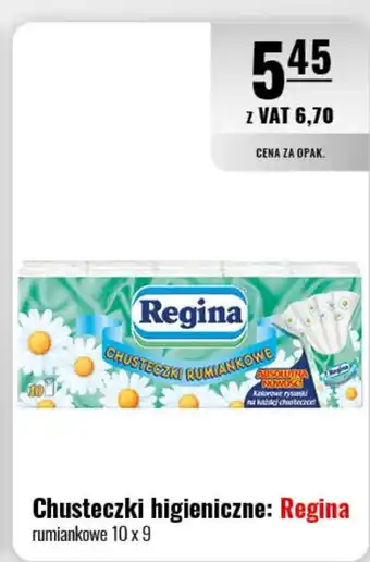 Eurocash Chusteczki higieniczne: Regina 10 x 9 oferta