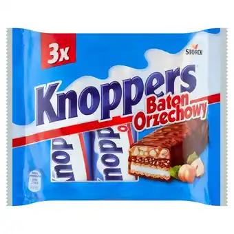 Biedronka Knoppers baton orzechowy 120 g (3 x 40 g) oferta