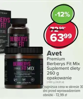 Drogeria Dr.Max Avet Premium Berberys Fit Mix Suplement diety 260 g oferta
