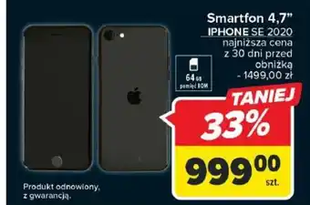 Smartfon 4,7" IPHONE SE 2020