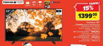 Carrefour Telewizor 43" TOSHIBA QLED 43QA5D63DG oferta