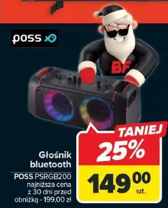 Głośnik bluetooth POSS PSRGB200