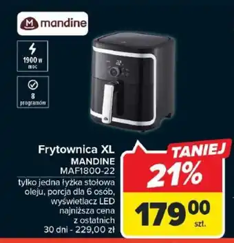 Carrefour Frytownica XL MANDINE MAF1800-22 oferta