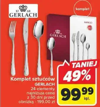 Komplet sztućców GERLACH 24 el.