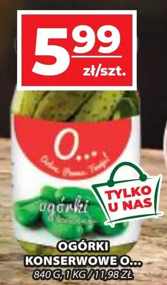 Top Market OGÓRKI KONSERWOWE O... 840 G oferta