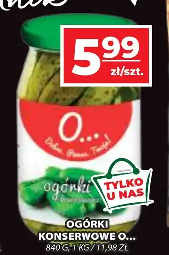 OGÓRKI KONSERWOWE O... 840 G