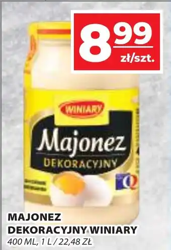 Top Market MAJONEZ DEKORACYJNY WINIARY 400 ML oferta
