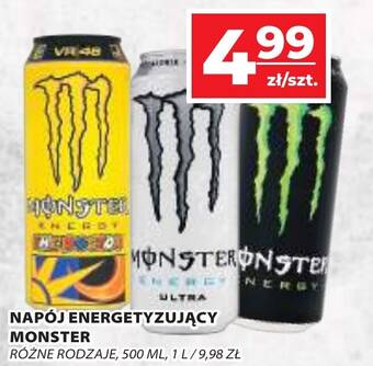 Top Market NAPÓJ ENERGETYZUJĄCY MONSTER 500 ML oferta