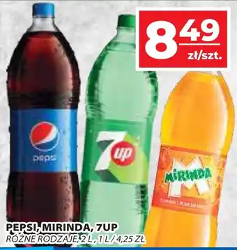 Top Market PEPSI, MIRINDA, 7UP 2 L oferta