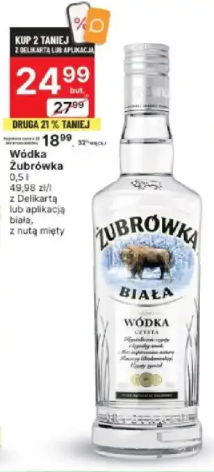 Delikatesy Centrum Wódka Żubrówka 0,5 l oferta