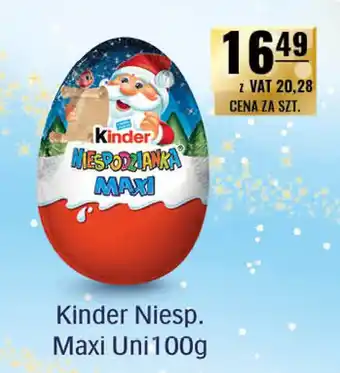 Eurocash Kinder Niesp. Maxi Uni 100g oferta