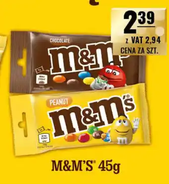 Eurocash M&M'S 45g oferta