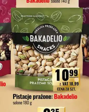 Eurocash Pistacje prażone Bakadelio solone 180 g oferta