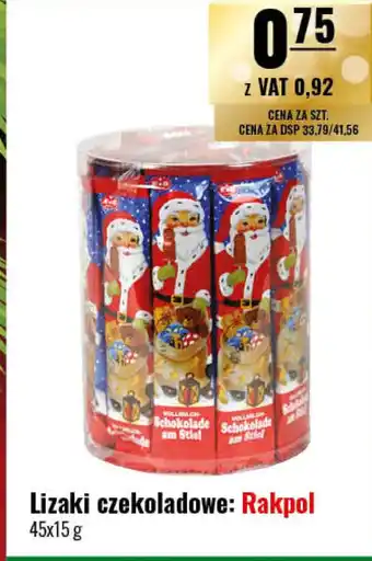Eurocash Lizaki czekoladowe Rakpol 15 g oferta