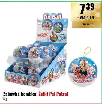 Eurocash Zabawka bombka Żelki Psi Patrol 5g oferta