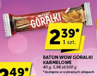 Groszek BATON WOW GÓRALKI KARMELOWE 40g oferta