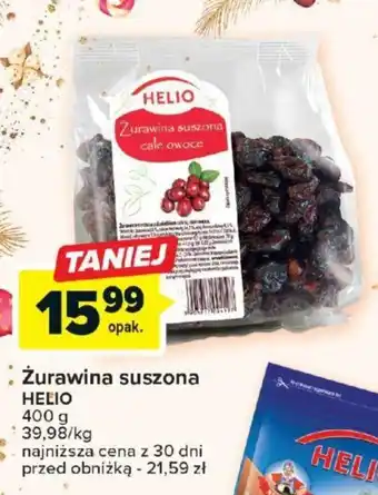 Zurawina suszona HELIO 400g
