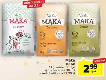 Carrefour Mąka TO TA! 1kg oferta