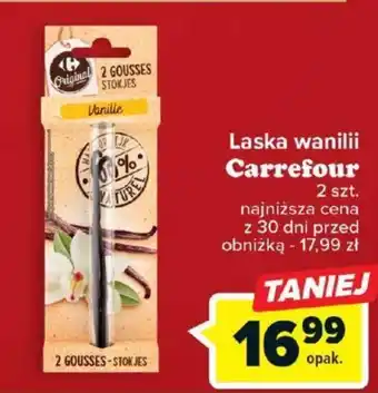Laska wanilii Carrefour 2szt,