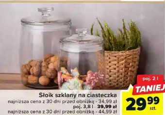 Carrefour Słoik szklany na ciasteczka oferta