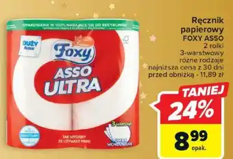 Carrefour Ręcznik papierowy FOXY ASSO 2 rolki oferta
