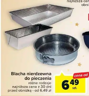 Carrefour Blacha nierdzewna do pieczenia oferta
