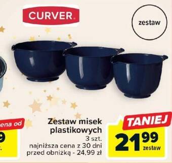 Carrefour CURVER Zestaw misek plastikowych oferta