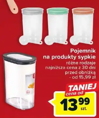Carrefour Pojemnik na produkty sypkie oferta