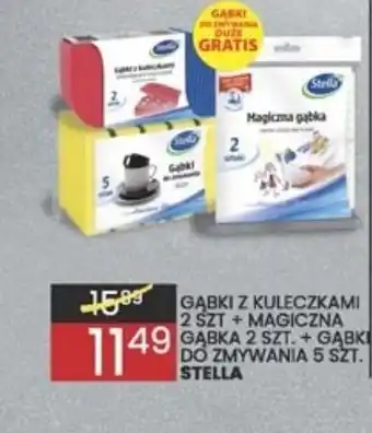 Wafelek Gąbki z kuleczkami 2szt. + magiczna gąbka 2szt. + gąbki do zmywania 5szt. oferta