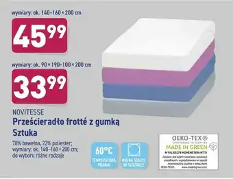 ALDI Prześcieradło frotté z gumką oferta