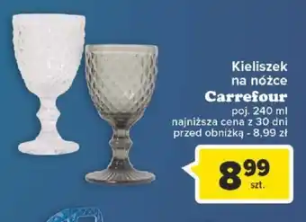 Carrefour Kieliszek na nóżce Carrefour poj. 240 ml oferta