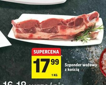 Intermarche Szponder wołowy z kością oferta