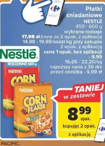 Carrefour Płatki śniadaniowe NESTLÉ 450-600g oferta