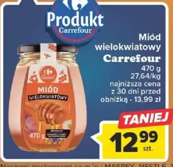 Carrefour MIÓD WIELOKWIATOWY Carrefour 470g oferta