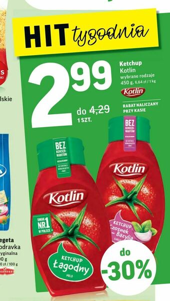 Intermarche Ketchup oferta