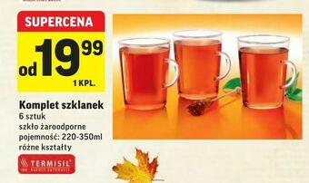 Intermarche Komplet szklanek oferta