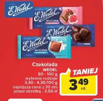 Carrefour Czekolada Wedel 80-100g oferta
