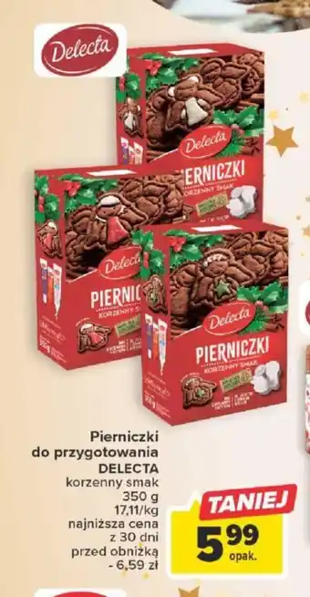 Carrefour Pierniczki do przygotowania DELECTA 350g oferta