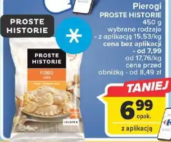 Carrefour PIEROGI PROSTE HISTORIE 450g oferta